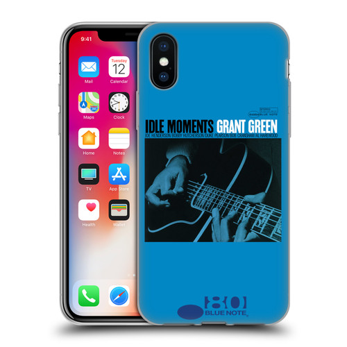 Blue Note Records Albums Grant Green Idle Moments Soft Gel Case for Apple iPhone X / iPhone XS