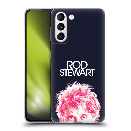 Rod Stewart Art Neon Soft Gel Case for Samsung Galaxy S21+ 5G