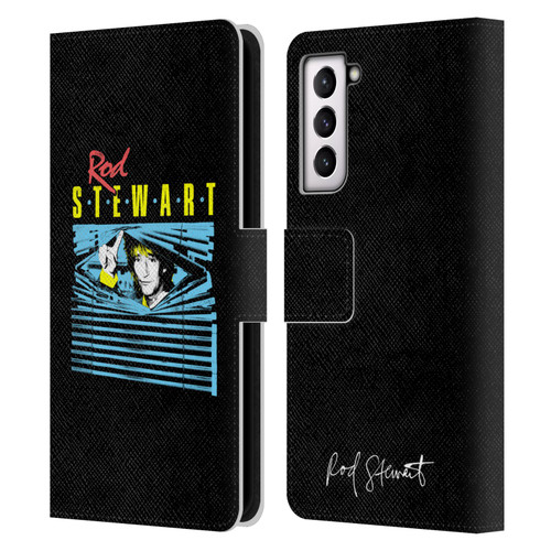 Rod Stewart Art Blinds Leather Book Wallet Case Cover For Samsung Galaxy S21 5G