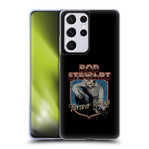 Rod Stewart Art Forever Young Soft Gel Case for Samsung Galaxy S21 Ultra 5G