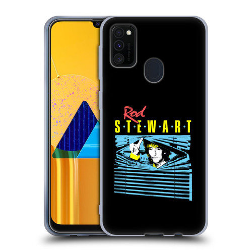 Rod Stewart Art Blinds Soft Gel Case for Samsung Galaxy M30s (2019)/M21 (2020)