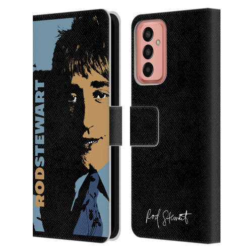 Rod Stewart Art Yesterday Retro Leather Book Wallet Case Cover For Samsung Galaxy M13 (2022)