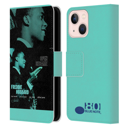 Blue Note Records Albums Freddie Hubbard Open Sesame Leather Book Wallet Case Cover For Apple iPhone 13 Mini