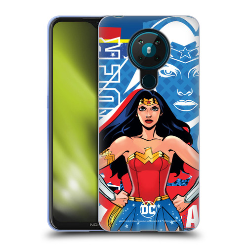 DC Women Core Compositions Wonder Woman Soft Gel Case for Nokia 5.3