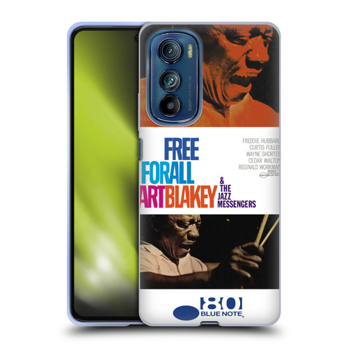 Blue Note Records Albums Art Blakey Free For All Soft Gel Case for Motorola Edge 30