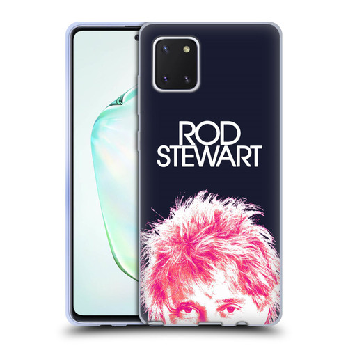 Rod Stewart Art Neon Soft Gel Case for Samsung Galaxy Note10 Lite