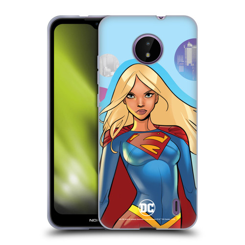 DC Women Core Compositions Supergirl Soft Gel Case for Nokia C10 / C20
