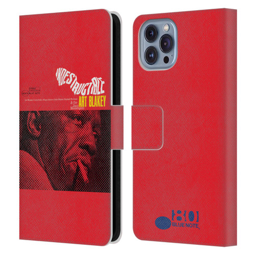 Blue Note Records Albums Art Blakey Indestructible Leather Book Wallet Case Cover For Apple iPhone 14