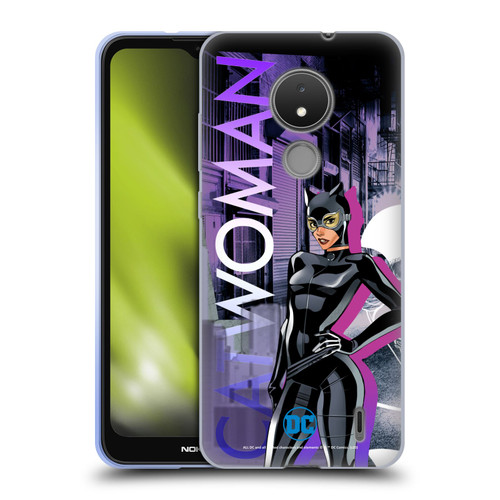 DC Women Core Compositions Catwoman Soft Gel Case for Nokia C21