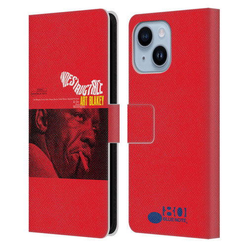 Blue Note Records Albums Art Blakey Indestructible Leather Book Wallet Case Cover For Apple iPhone 14 Plus