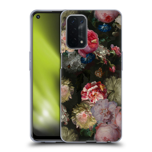 UtArt Antique Flowers Bouquet Soft Gel Case for OPPO A54 5G