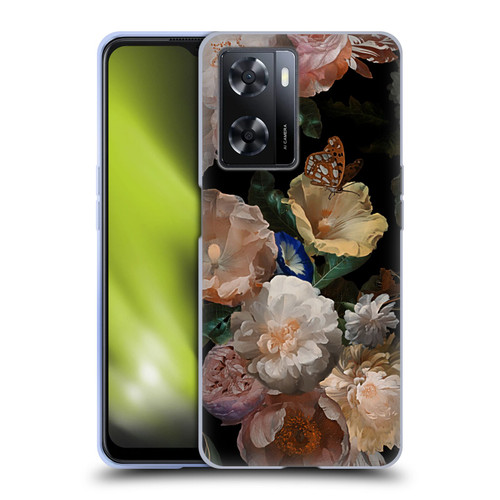 UtArt Antique Flowers Botanical Beauty Soft Gel Case for OPPO A57s