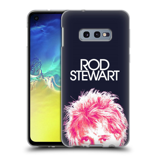 Rod Stewart Art Neon Soft Gel Case for Samsung Galaxy S10e