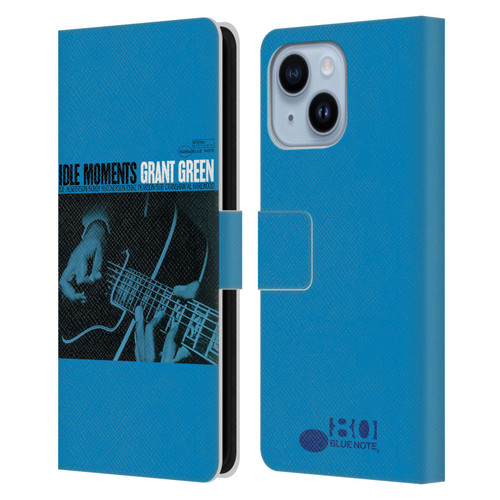 Blue Note Records Albums Grant Green Idle Moments Leather Book Wallet Case Cover For Apple iPhone 14 Plus