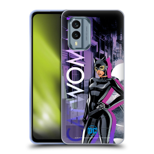 DC Women Core Compositions Catwoman Soft Gel Case for Nokia X30