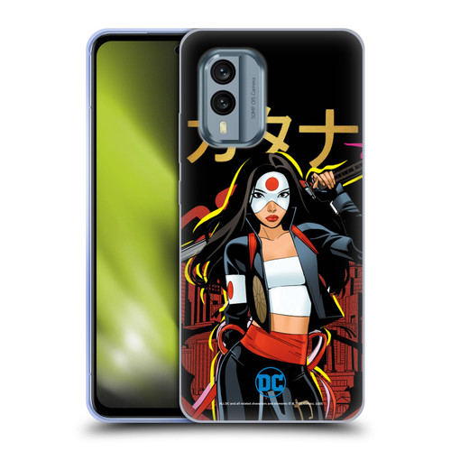 DC Women Core Compositions Katana Soft Gel Case for Nokia X30