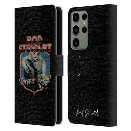 Rod Stewart Art Forever Young Leather Book Wallet Case Cover For Samsung Galaxy S23 Ultra 5G