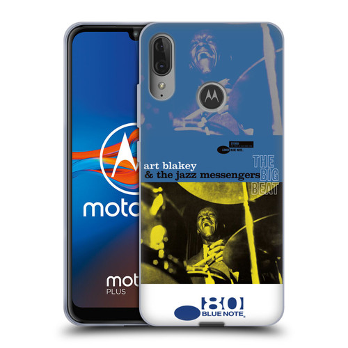 Blue Note Records Albums Art Blakey The Big Beat Soft Gel Case for Motorola Moto E6 Plus