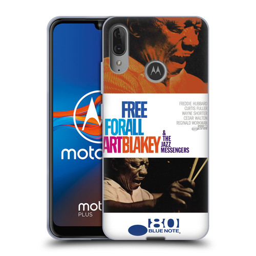 Blue Note Records Albums Art Blakey Free For All Soft Gel Case for Motorola Moto E6 Plus