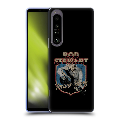 Rod Stewart Art Forever Young Soft Gel Case for Sony Xperia 1 IV