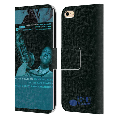 Blue Note Records Albums Hunk Mobley Soul Station Leather Book Wallet Case Cover For Apple iPhone 6 / iPhone 6s