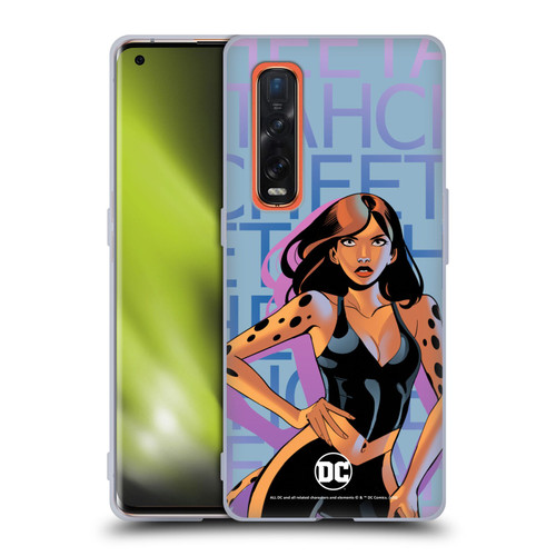 DC Women Core Compositions Cheetah Soft Gel Case for OPPO Find X2 Pro 5G