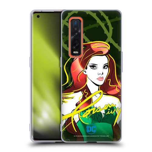 DC Women Core Compositions Ivy Soft Gel Case for OPPO Find X2 Pro 5G