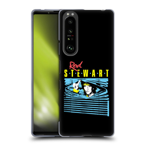 Rod Stewart Art Blinds Soft Gel Case for Sony Xperia 1 III