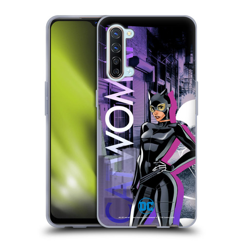 DC Women Core Compositions Catwoman Soft Gel Case for OPPO Find X2 Lite 5G