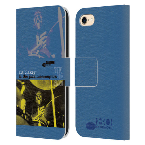 Blue Note Records Albums Art Blakey The Big Beat Leather Book Wallet Case Cover For Apple iPhone 7 / 8 / SE 2020 & 2022