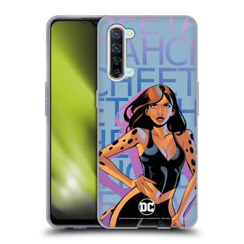 DC Women Core Compositions Cheetah Soft Gel Case for OPPO Find X2 Lite 5G