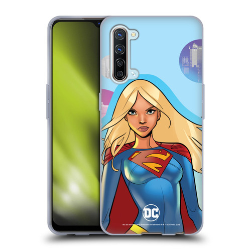 DC Women Core Compositions Supergirl Soft Gel Case for OPPO Find X2 Lite 5G