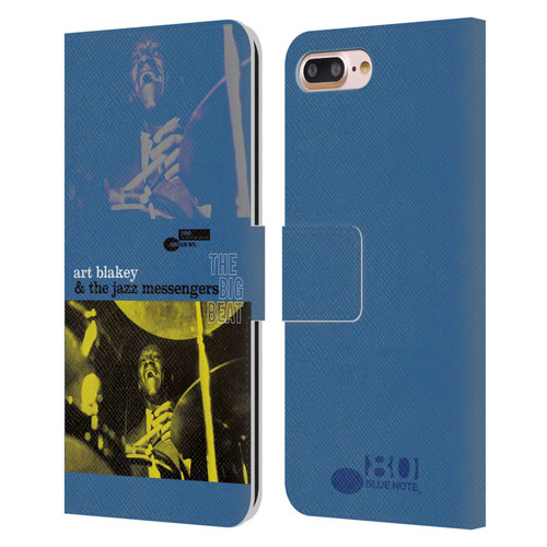 Blue Note Records Albums Art Blakey The Big Beat Leather Book Wallet Case Cover For Apple iPhone 7 Plus / iPhone 8 Plus