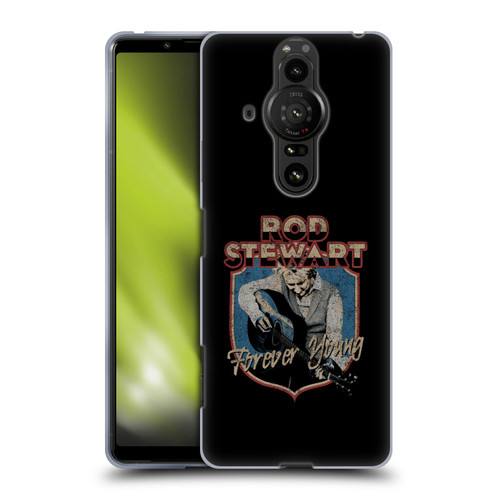 Rod Stewart Art Forever Young Soft Gel Case for Sony Xperia Pro-I