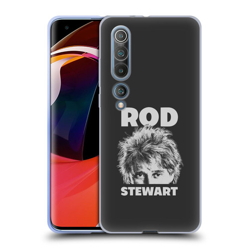 Rod Stewart Art Black And White Soft Gel Case for Xiaomi Mi 10 5G / Mi 10 Pro 5G