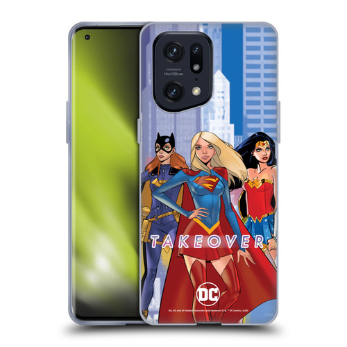 DC Women Core Compositions Girl Power Soft Gel Case for OPPO Find X5 Pro