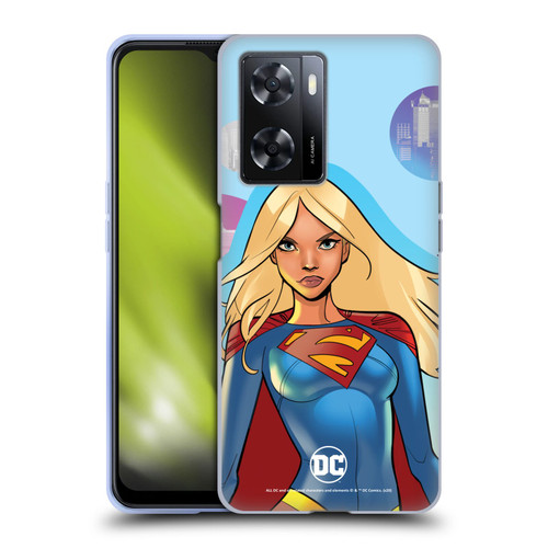 DC Women Core Compositions Supergirl Soft Gel Case for OPPO A57s