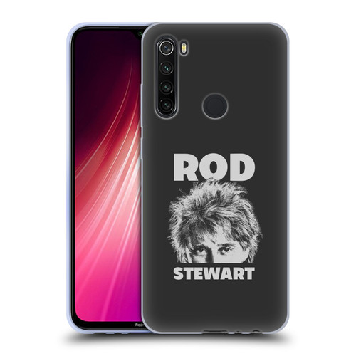 Rod Stewart Art Black And White Soft Gel Case for Xiaomi Redmi Note 8T
