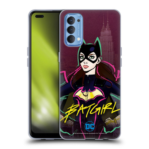 DC Women Core Compositions Batgirl Soft Gel Case for OPPO Reno 4 5G