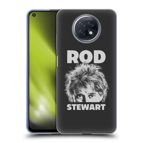 Rod Stewart Art Black And White Soft Gel Case for Xiaomi Redmi Note 9T 5G