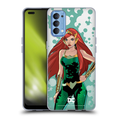 DC Women Core Compositions Mera Soft Gel Case for OPPO Reno 4 5G