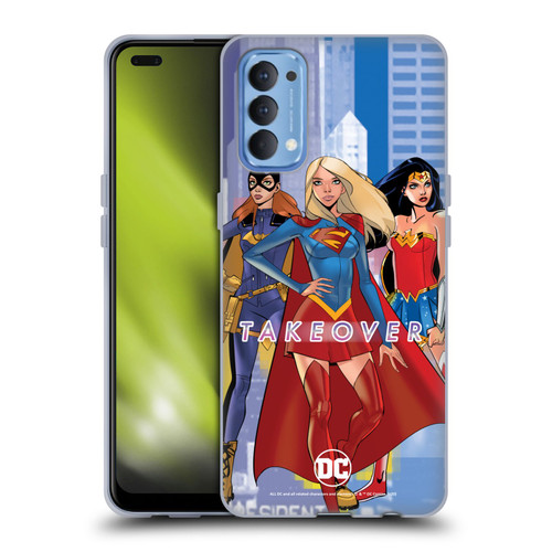 DC Women Core Compositions Girl Power Soft Gel Case for OPPO Reno 4 5G