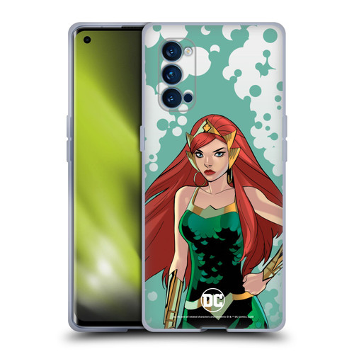 DC Women Core Compositions Mera Soft Gel Case for OPPO Reno 4 Pro 5G