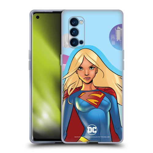 DC Women Core Compositions Supergirl Soft Gel Case for OPPO Reno 4 Pro 5G
