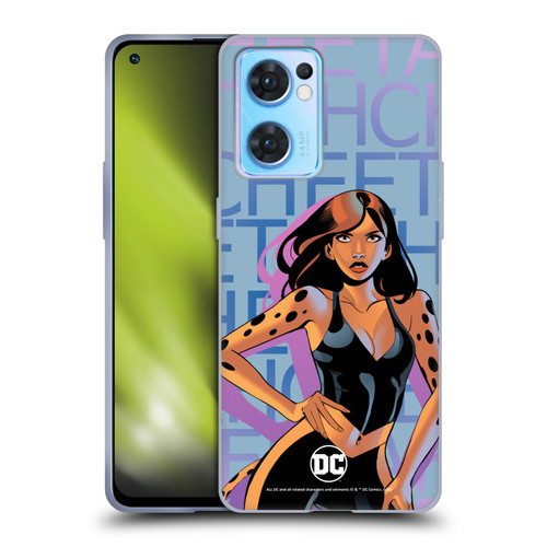 DC Women Core Compositions Cheetah Soft Gel Case for OPPO Reno7 5G / Find X5 Lite