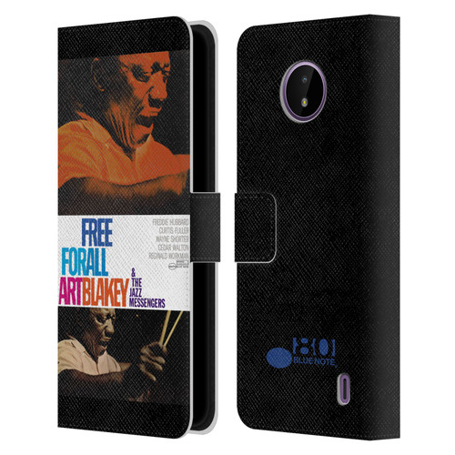 Blue Note Records Albums Art Blakey Free For All Leather Book Wallet Case Cover For Nokia C10 / C20