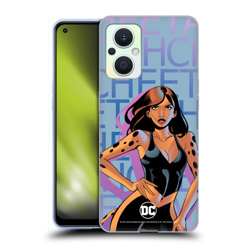 DC Women Core Compositions Cheetah Soft Gel Case for OPPO Reno8 Lite