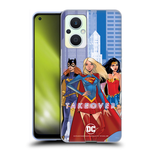 DC Women Core Compositions Girl Power Soft Gel Case for OPPO Reno8 Lite