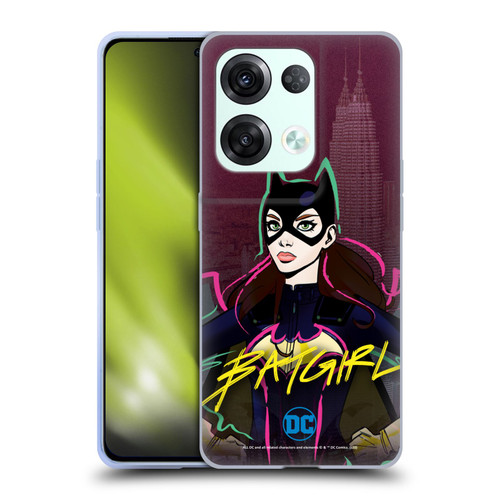 DC Women Core Compositions Batgirl Soft Gel Case for OPPO Reno8 Pro