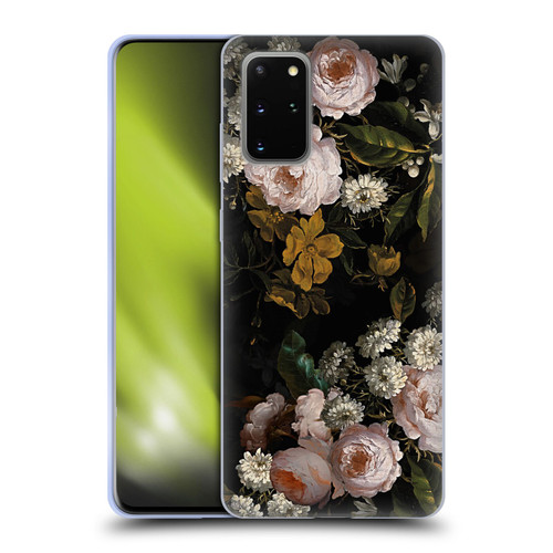 UtArt Antique Flowers Roses And Baby's Breath Soft Gel Case for Samsung Galaxy S20+ / S20+ 5G